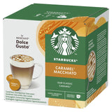 STARBUCKS Caramel Macchiato Coffee Pods by NESCAFE Dolce Gusto   12 per pack GOODS M&S   