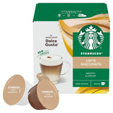 STARBUCKS Latte Macchiato Coffee Pods by NESCAFE Dolce Gusto   12 per pack GOODS M&S   