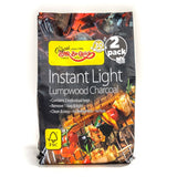 Bar-Be-Quick Instant Light Charcoal 2 Pack