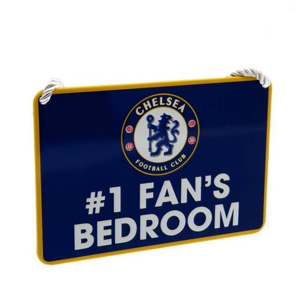 Chelsea FC #1 Fans bedroom door sign 16x11cm (British brand)
