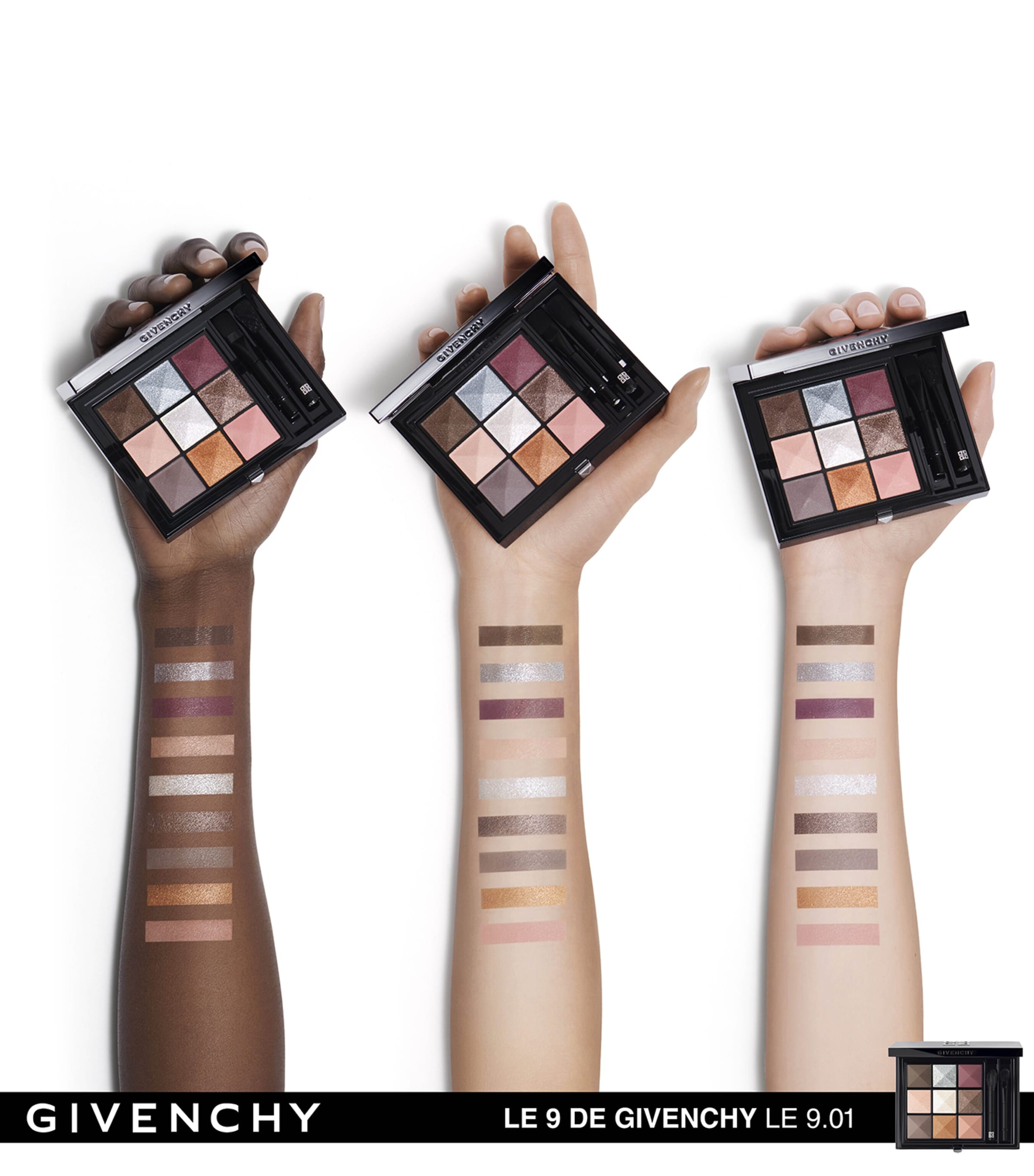 Givenchy Le 9 de Givenchy eyeshadow palette, UK version