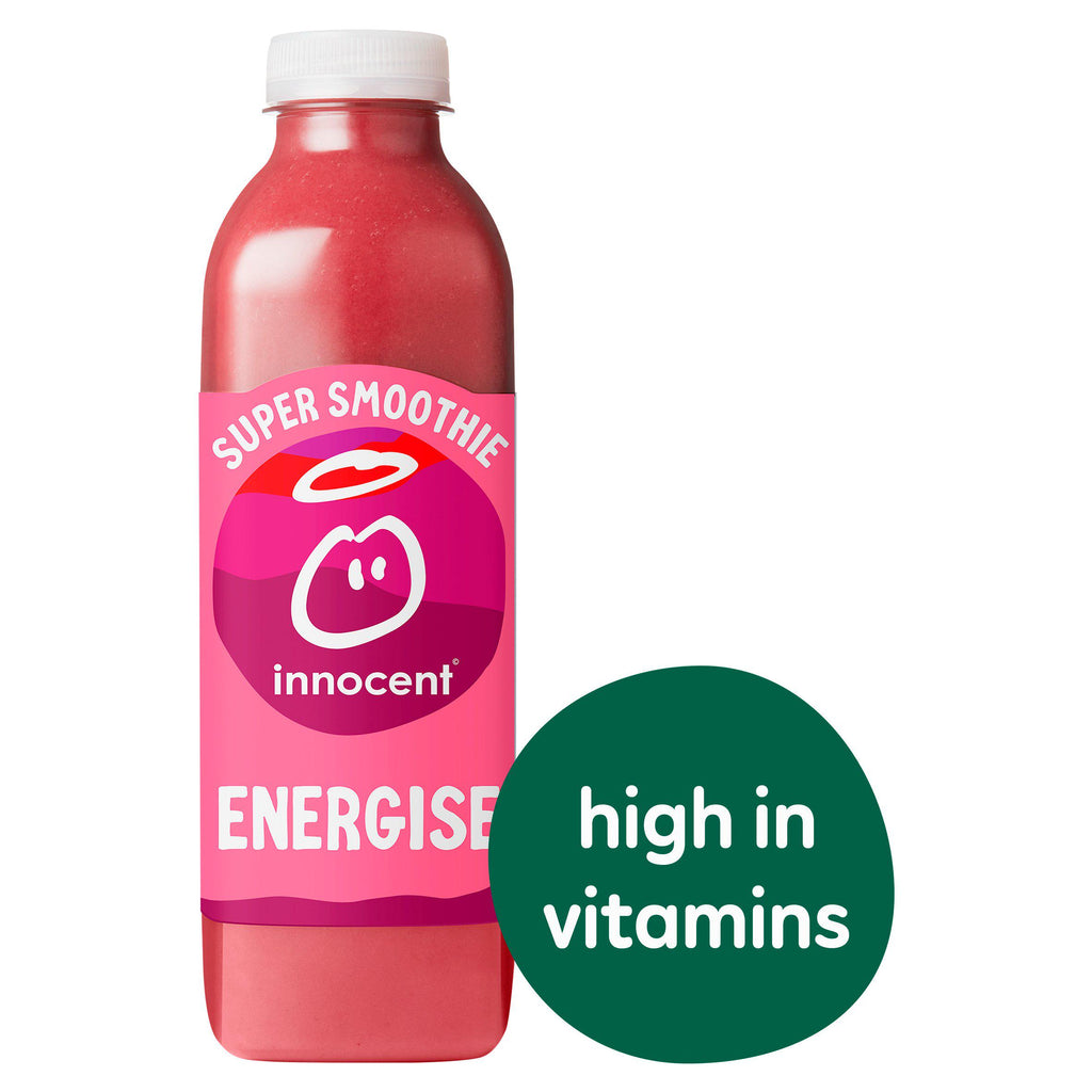 innocent Energise Strawberry & Cherry Super Smoothie with Vitamins 750ml