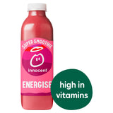 innocent Energise Strawberry & Cherry Super Smoothie with Vitamins 750ml GOODS Sainsburys   