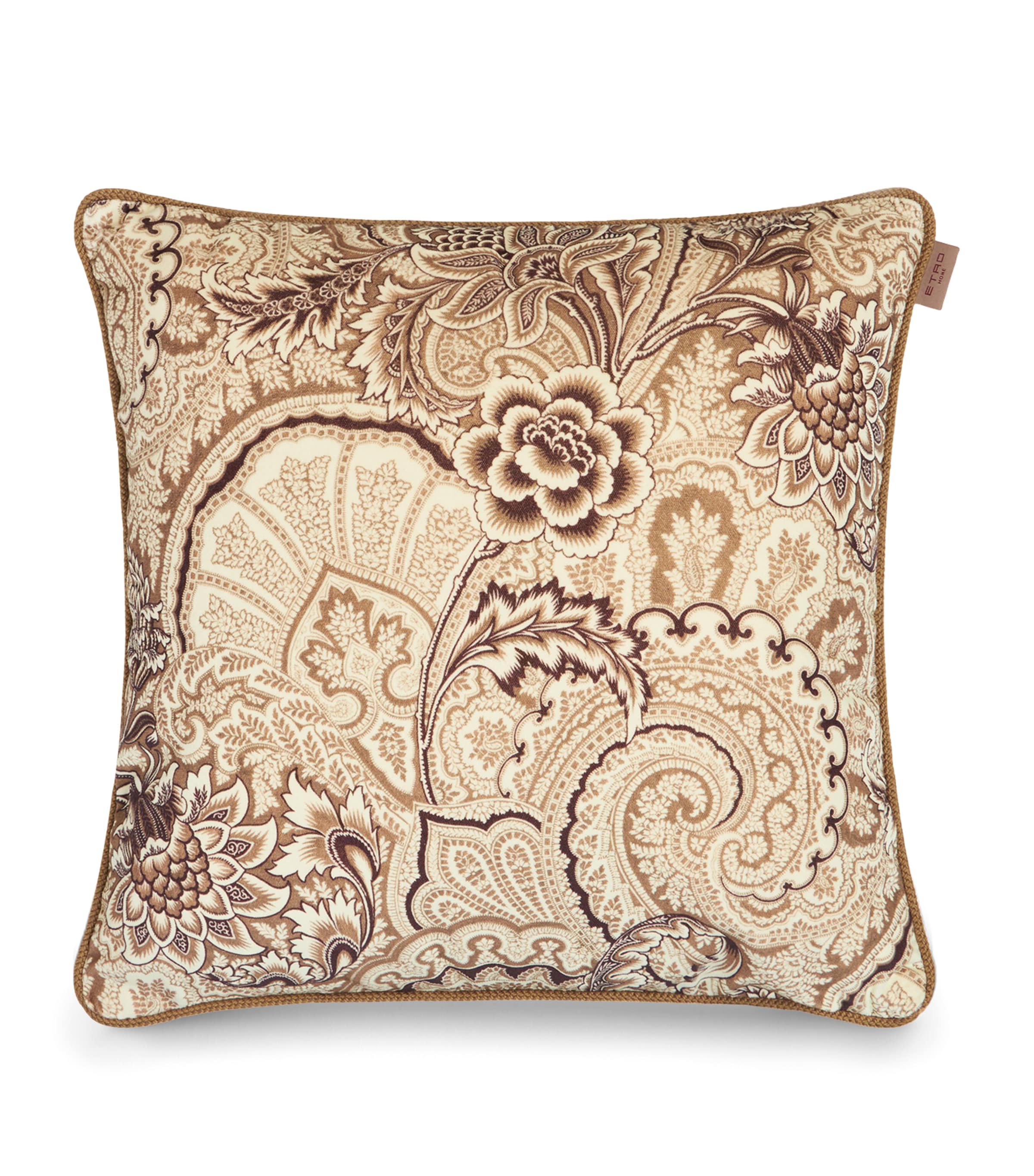 Etro Cotton Bloom Embroidered Cushion 45cm x 45cm - British product