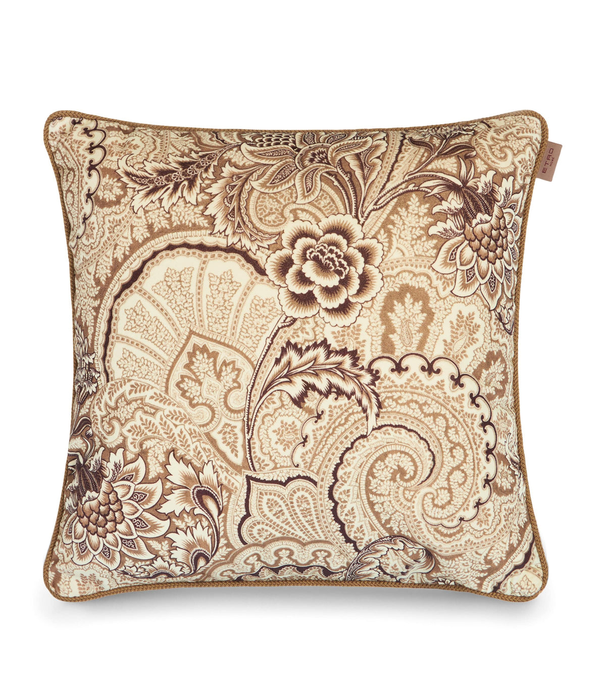 Etro Cotton Bloom Embroidered Cushion 45cm x 45cm - British product