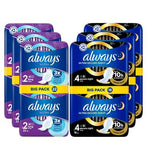 Always Ultra Long Plus + Secure Night Bundle Women's Toiletries Boots   