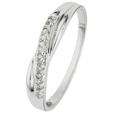 Revere diamond accent eternity ring 0.05ct (British brand)