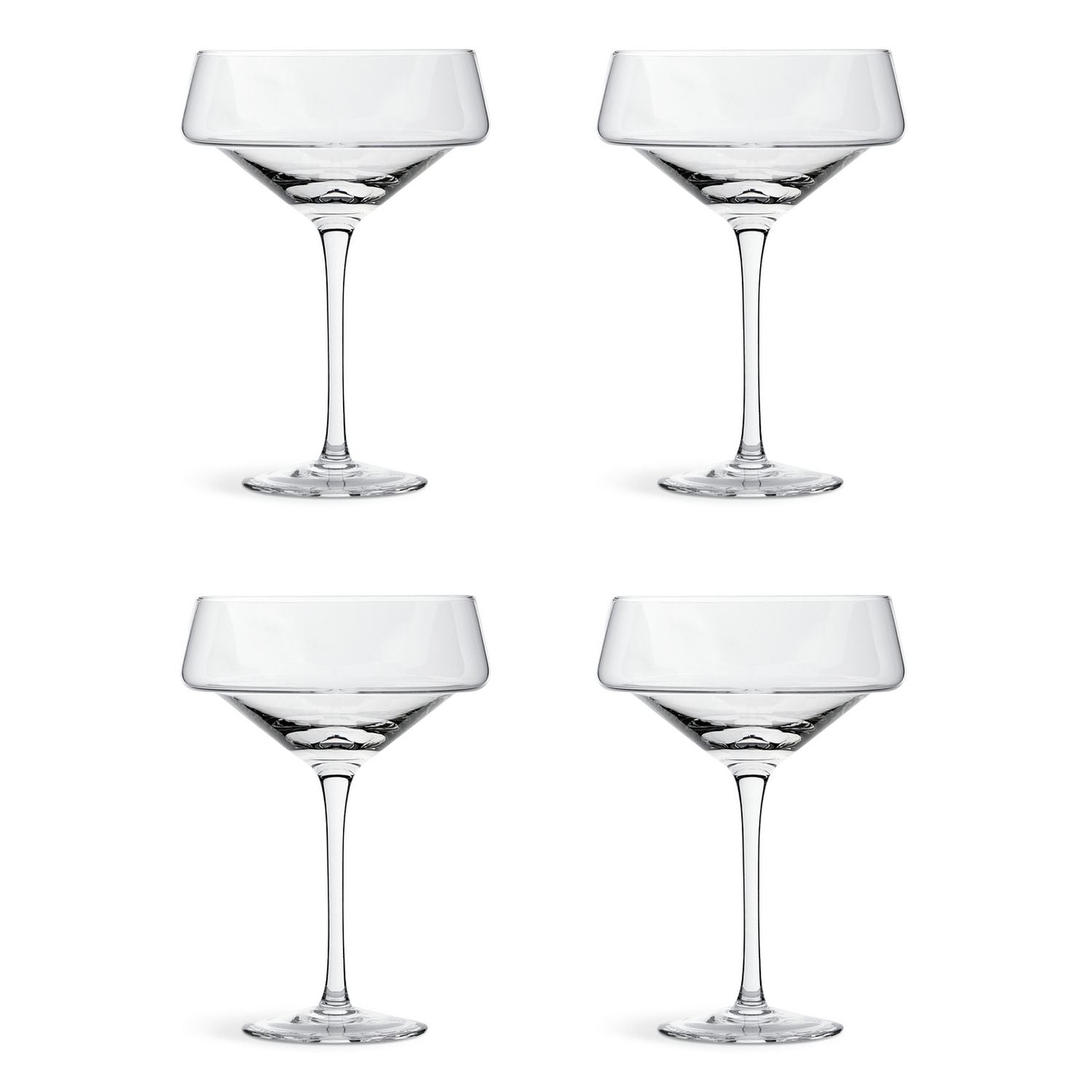 Habitat Sahara set of 4 champagne coupe glasses (British brand)
