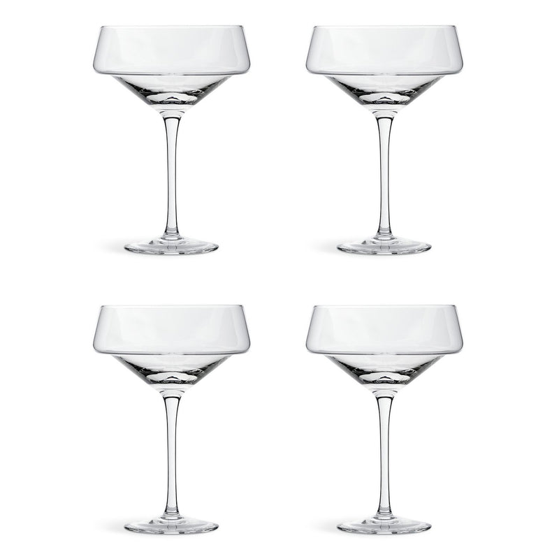 Habitat Sahara set of 4 champagne coupe glasses (British brand)