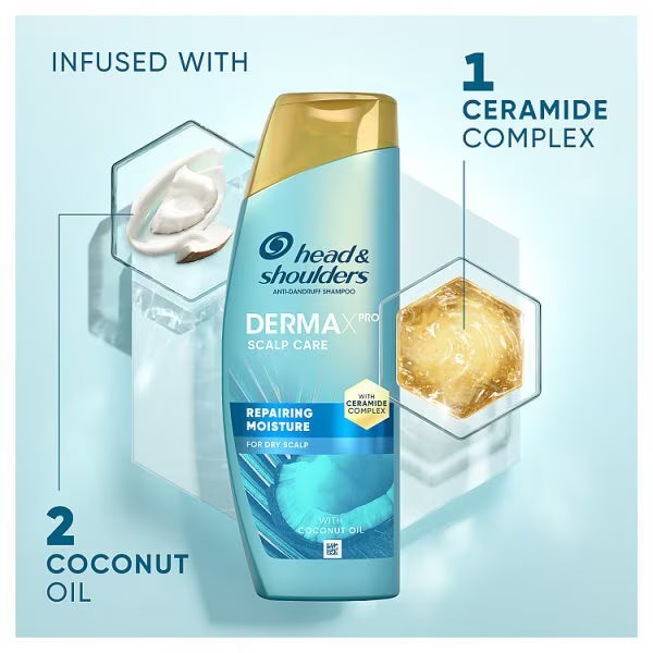Head & Shoulders DERMAXPRO Hydrate anti dandruff shampoo 300ml, UK version
