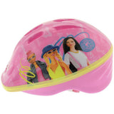 Barbie pink kids bike helmet adjustable dial, imported from the UK