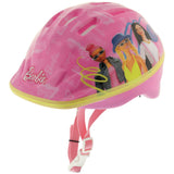 Barbie pink kids bike helmet adjustable dial, imported from the UK