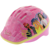 Barbie pink kids bike helmet adjustable dial, imported from the UK