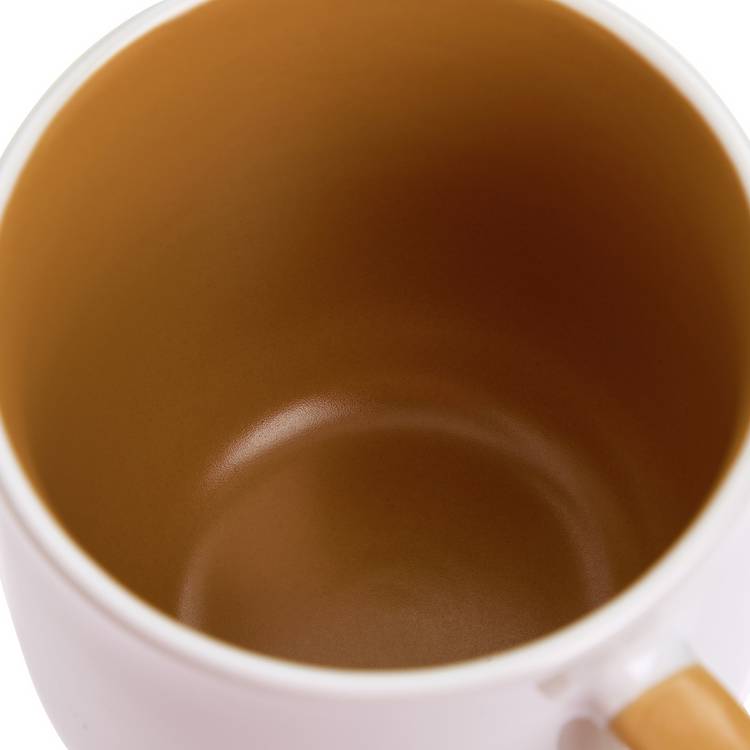 Habitat Riko set of 4 white stoneware mugs 401ml, UK version