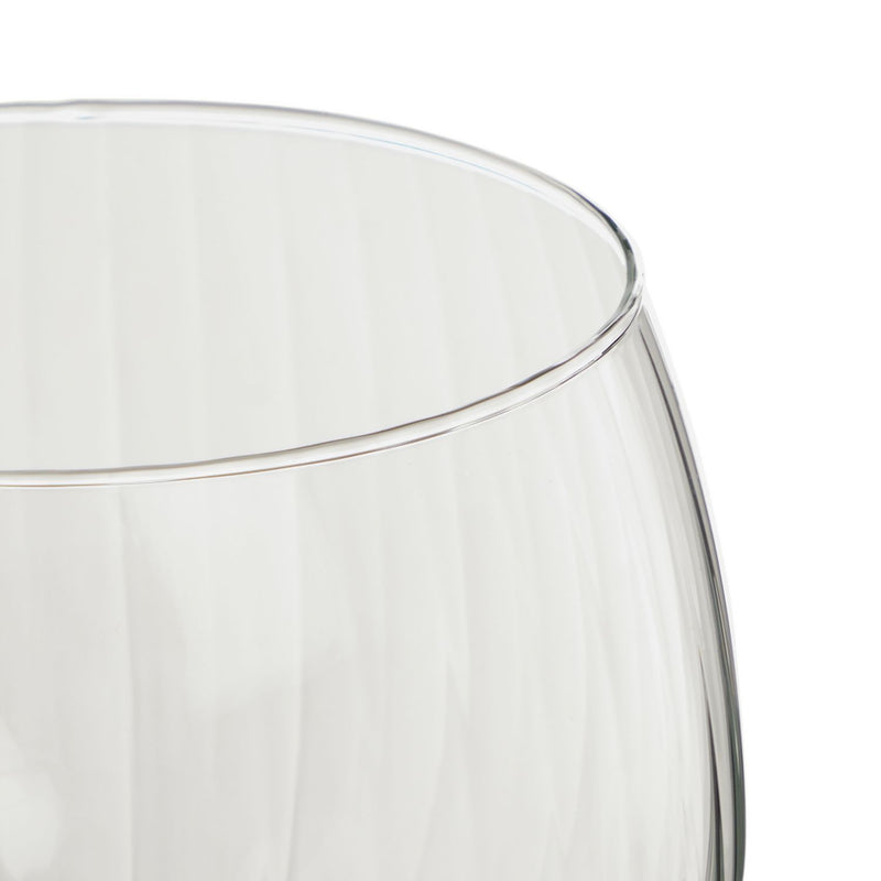 Habitat optic ribbed gin glasses set of 4 (British brand)