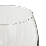 Habitat optic ribbed gin glasses set of 4 (British brand)