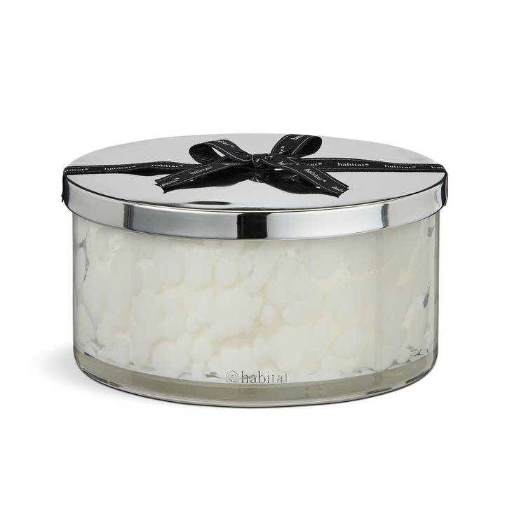 Habitat XL confetti candle in geranium and pear - (British brand)