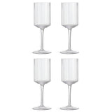 Habitat ribbed wine glass set of 4 250ml - British product