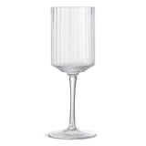 Habitat ribbed wine glass set of 4 250ml - British product