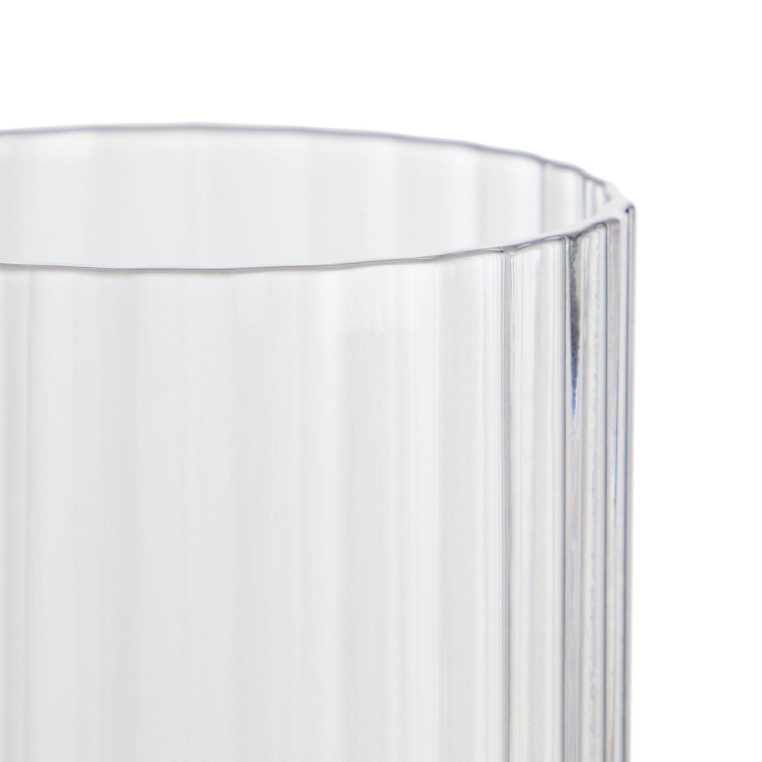 Habitat ribbed wine glass set of 4 250ml - British product