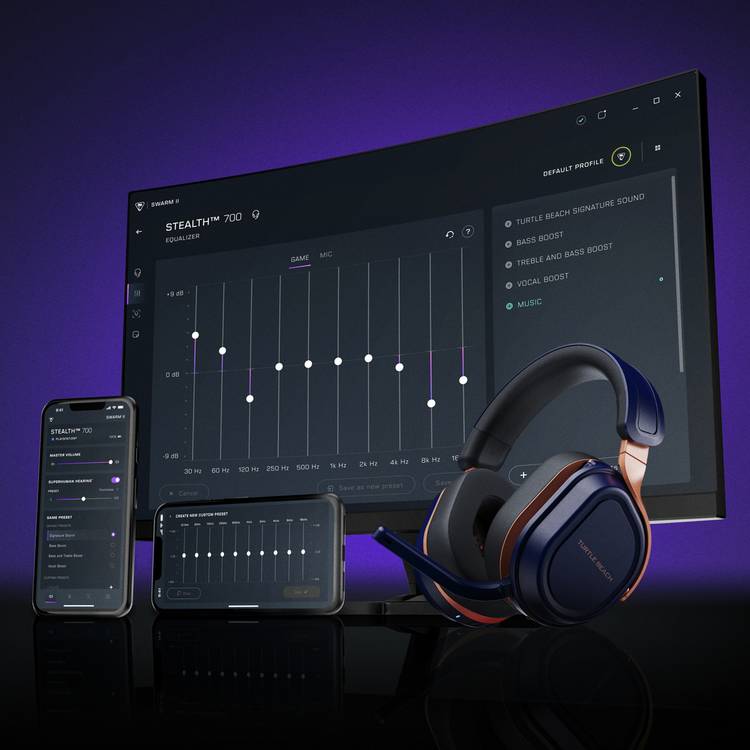 Turtle Beach Stealth 700 wireless headset Cobalt, UK version