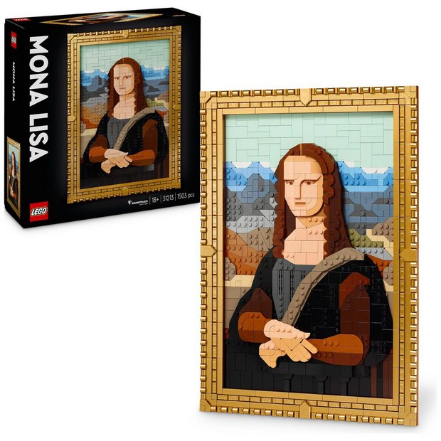 LEGO Art Mona Lisa building set 31213, imported from the UK