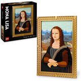 LEGO Art Mona Lisa building set 31213, imported from the UK
