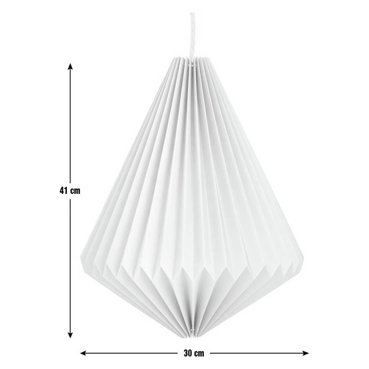 Habitat grey paper lampshade 30cm - British product
