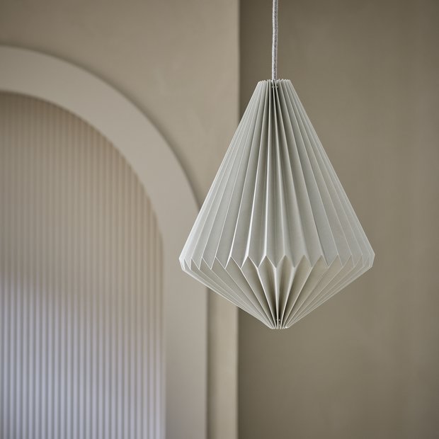 Habitat grey paper lampshade 30cm - British product