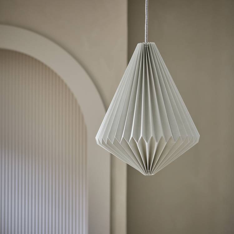 Habitat grey paper lampshade 30cm - British product