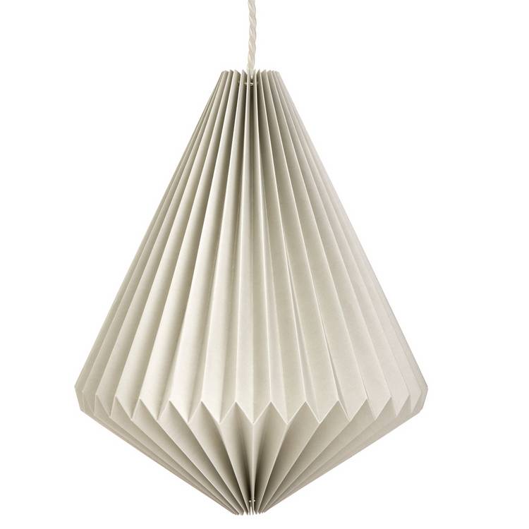Habitat grey paper lampshade 30cm - British product