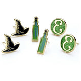 Wicked Elphaba stud earrings set (British brand)