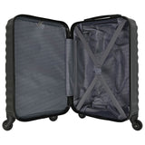 Featherstone 4-wheel hard cabin suitcase black (British brand)