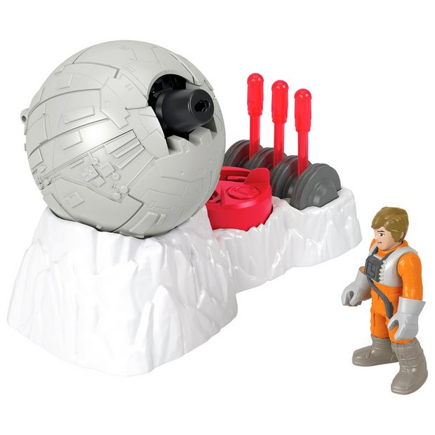 Imaginext Star Wars Rebel Base Cannon toy with Luke Skywalker key, UK version