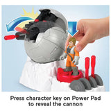 Imaginext Star Wars Rebel Base Cannon toy with Luke Skywalker key, UK version