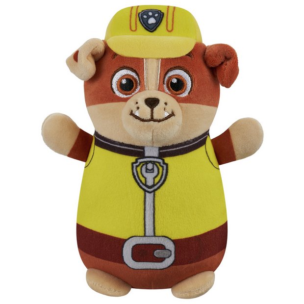Paw Patrol Rubble HugMees soft toy 10 inch, UK version