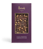 Harrods Fudge Brownie Topped Bar 100g, UK version