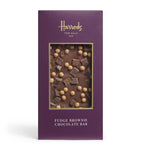 Harrods Fudge Brownie Topped Bar 100g, UK version