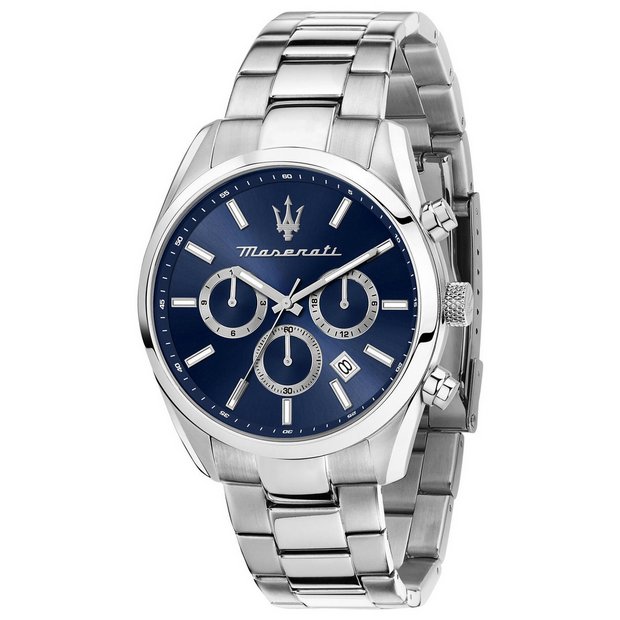 Maserati Attrazione blue dial stainless steel watch bracelet, imported from the UK