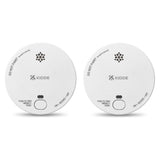 Kidde smoke alarm twin pack with optical sensor, imported from the UK