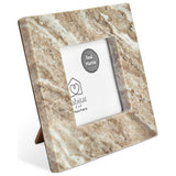 Habitat natural marble picture frame 4x4 inch, imported from the UK