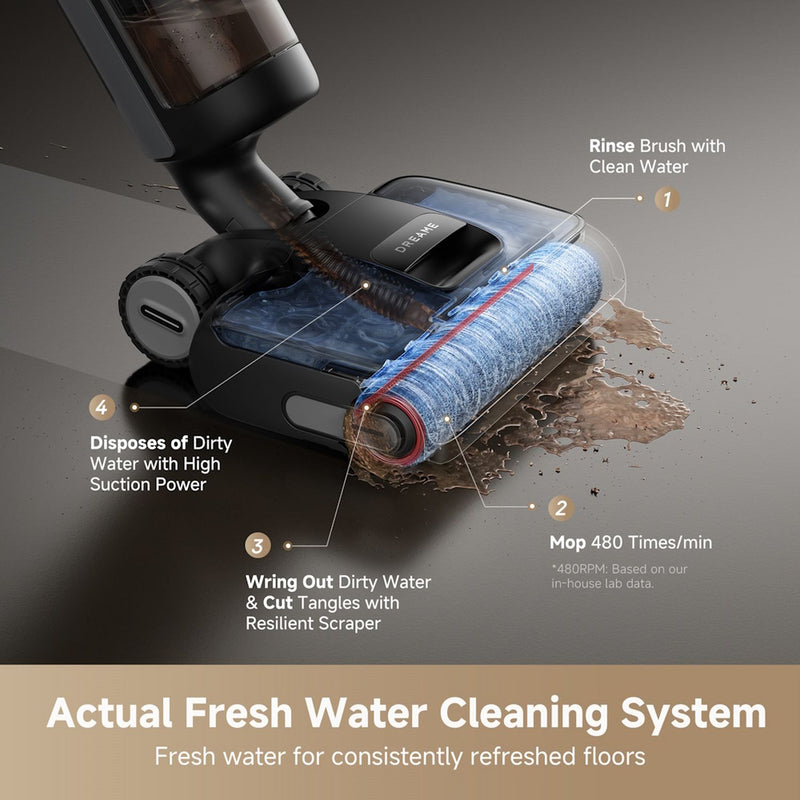 Dreame H15 Pro wet dry cordless vacuum cleaner, UK version