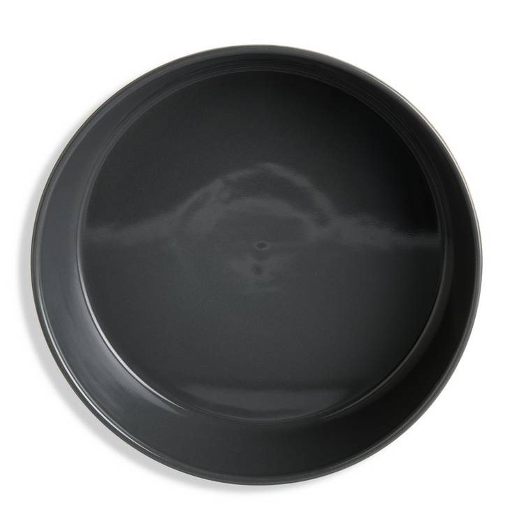 Habitat stoneware pasta bowls 4 piece leaf pattern 22cm - British product