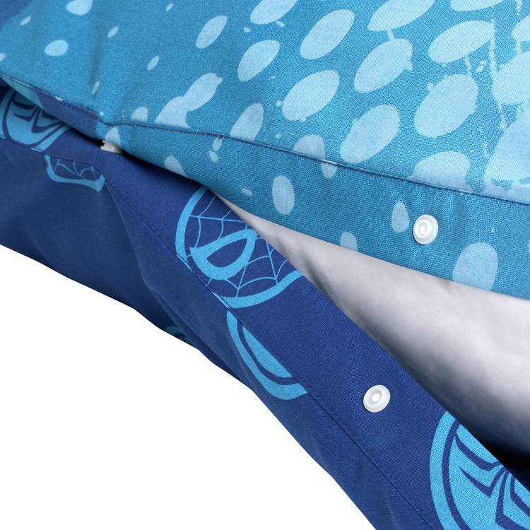 Disney Spiderman kids bedding set blue red single, imported from the UK