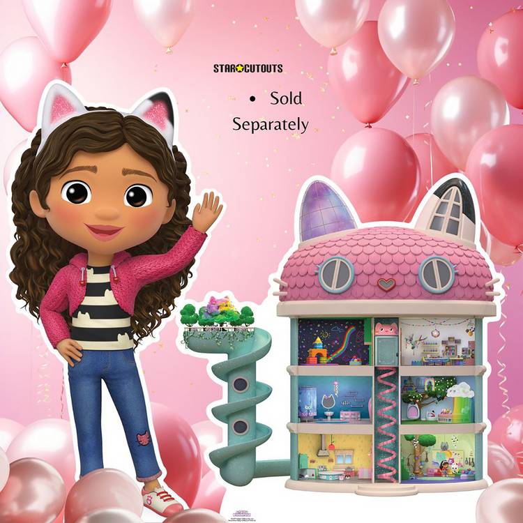 Star Cutouts Gabby waving cardboard cutout H96cm, UK version