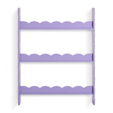 Habitat lilac wavy wall shelf with three shelves (British brand)