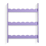Habitat lilac wavy wall shelf with three shelves (British brand)