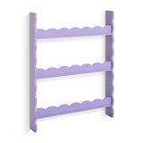 Habitat lilac wavy wall shelf with three shelves (British brand)