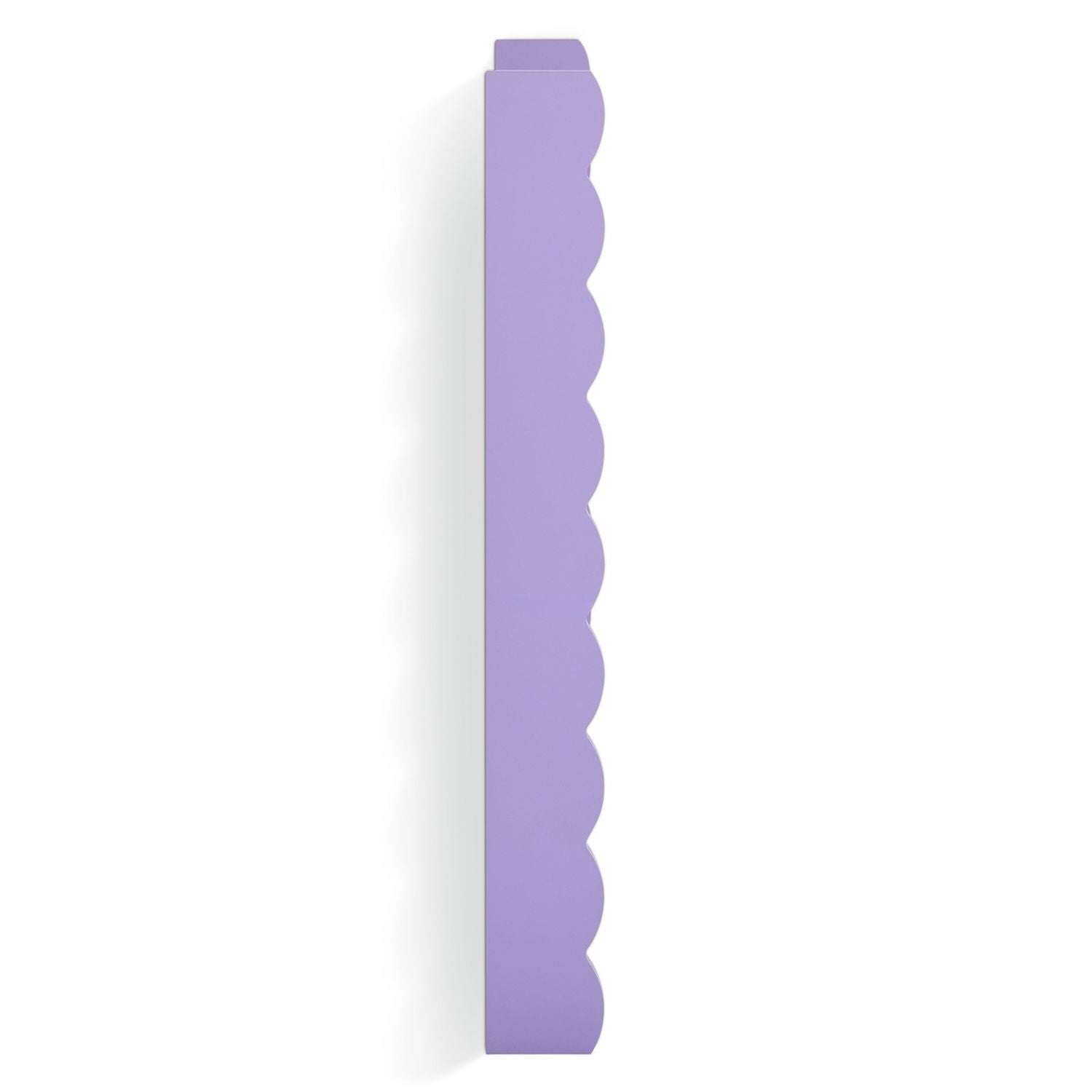 Habitat lilac wavy wall shelf with three shelves (British brand)