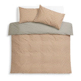 Habitat reversible bedding set single size orange olive - British product